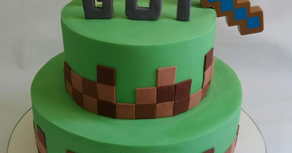 Bolos decorados e artísticos no Rio de Janeiro: Bolo Minecraft